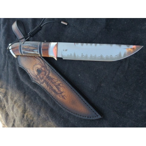 АРХАНГЕЛ авторський ніж ручної роботи Alexknifemaker, сталь  DI90MP, 63 HRC. Photo 3